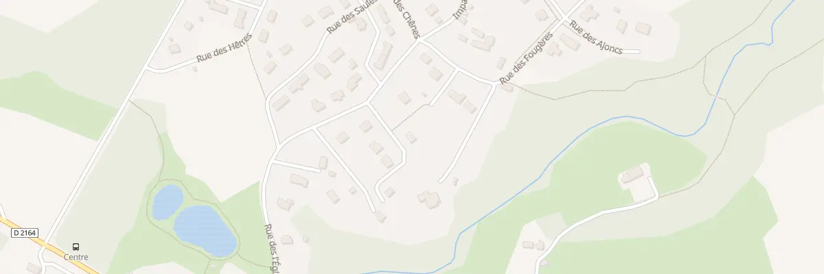 Plan du 2 Rue des Bruyeres au Moustoir