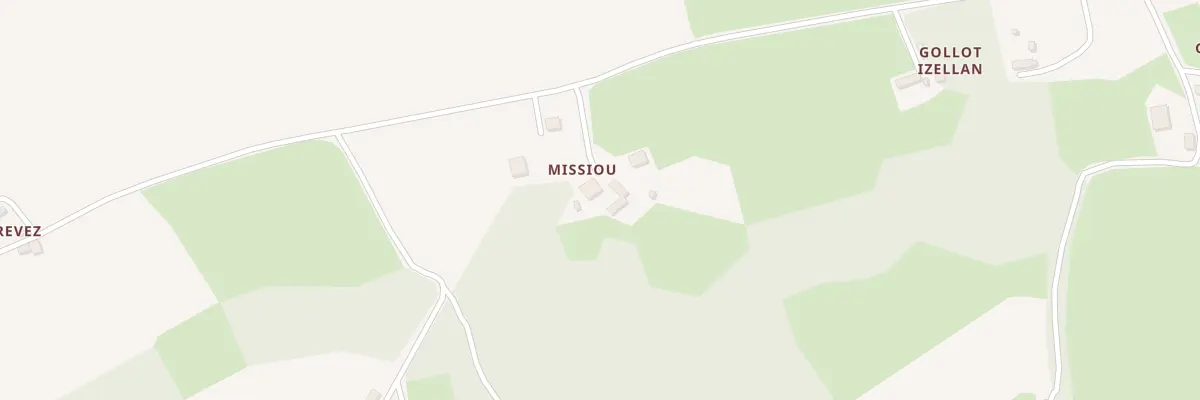 Plan du 3 Missiou à Lohuec