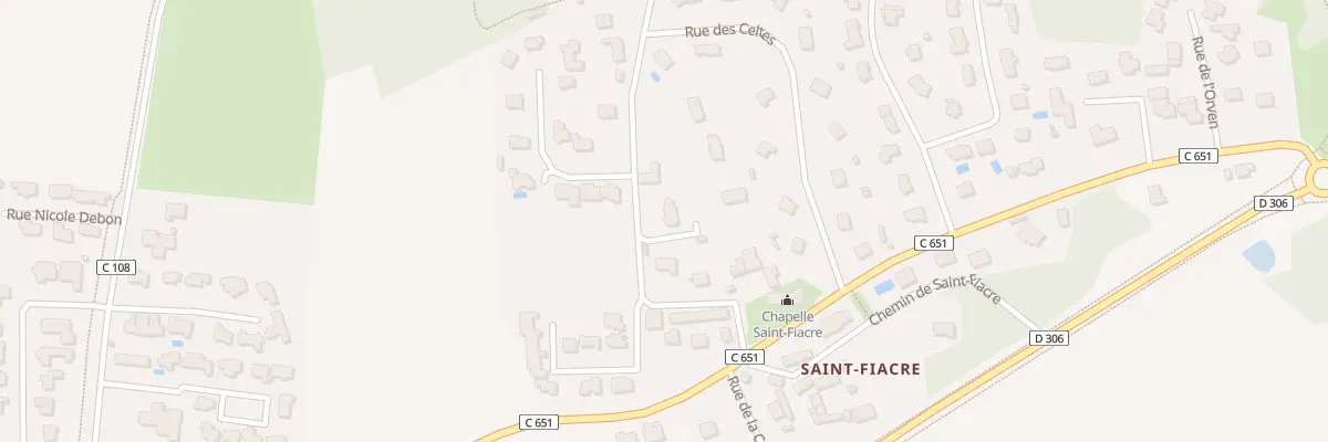 Plan du 21 Rue des Celtes à Guidel