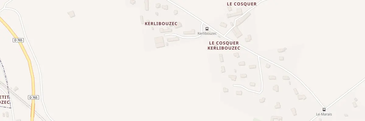 Plan du 39 Le Cosquer Kerlibouzec à Rédené