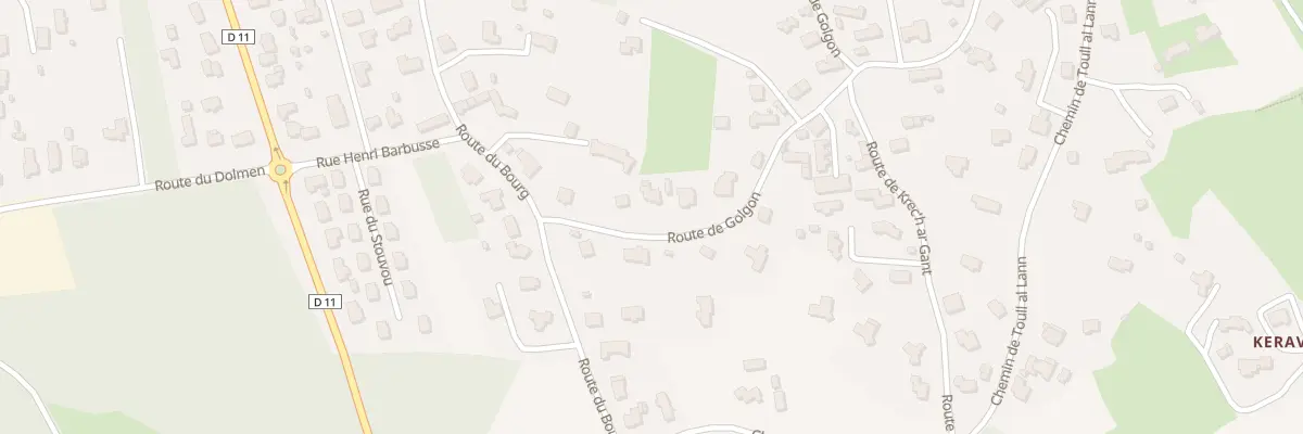 Plan du 8 Rte de Golgon à Trégastel