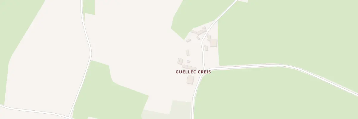 Plan du 3 Guellec à Plusquellec
