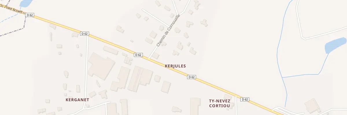 Plan du 7 Kerjules à Rédené