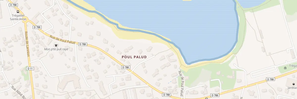 Plan du 54 Rue de Poul Palud à Trégastel