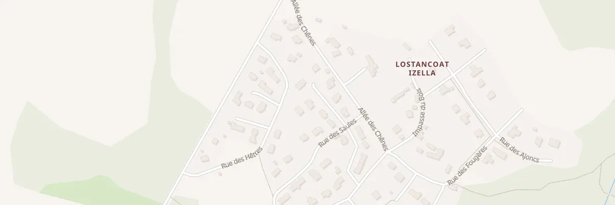 Plan du 6 Rue des Noisetiers au Moustoir
