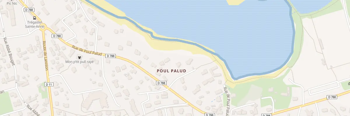Plan du 52 Rue de Poul Palud à Trégastel