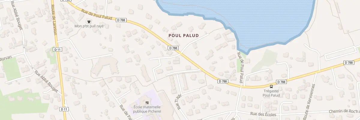 Plan du 35 Rue de Poul Palud à Trégastel