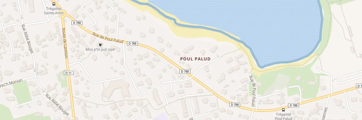 Plan du 44 Rue de Poul Palud à Trégastel