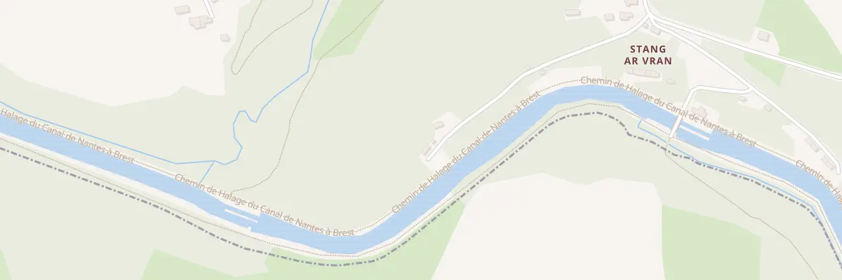Plan du 52 Stang Ar Vrang au Moustoir
