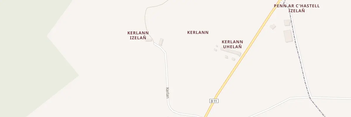 Plan du 5294 Kerlan Izelan à Plounérin