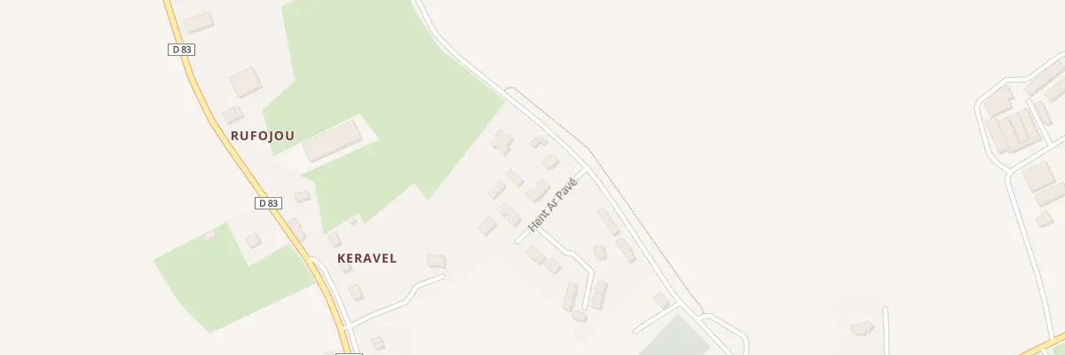 Plan du 19B Hent Ar Pavé à Plévin