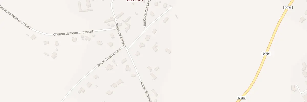 Plan du 5T Rte de Kerjean à Ploulec’h