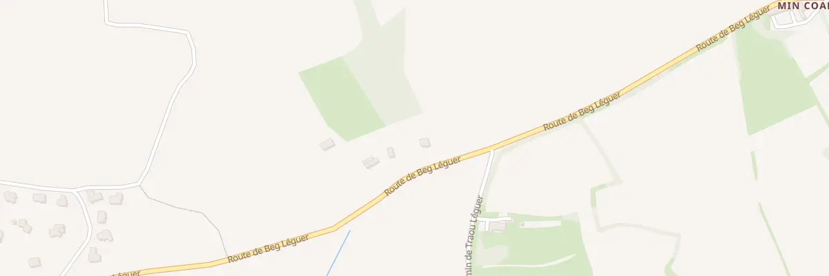 Plan du 48 Rte de Beg Léguer à Lannion