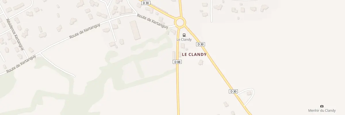 Plan du 5200 Le Clandy à Ploumilliau