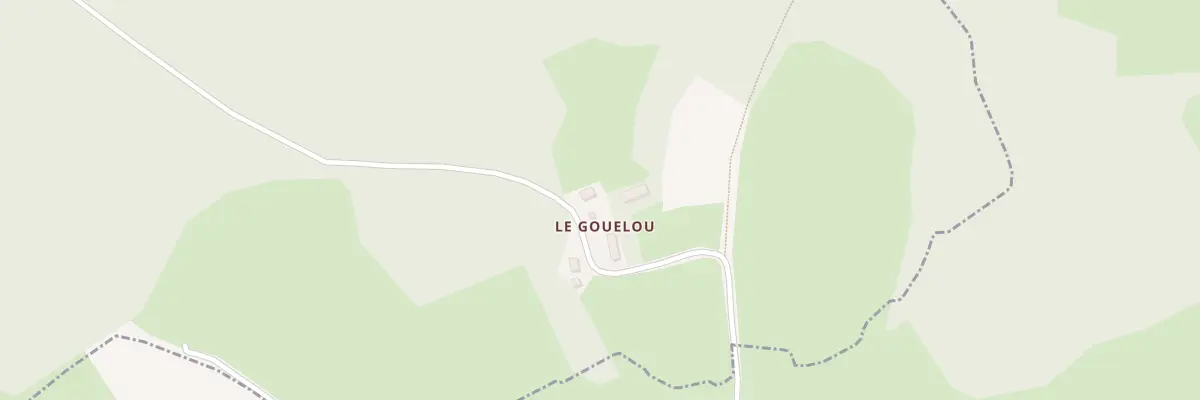 Plan du 5357 Le Gouelou à Loguivy-Plougras