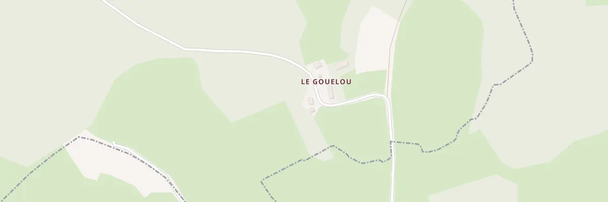 Plan du 5358 Le Gouelou à Loguivy-Plougras
