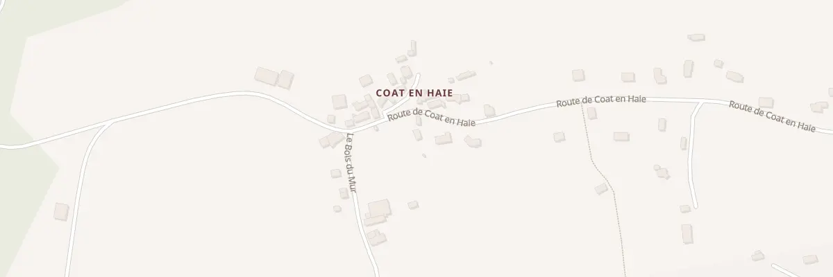 Plan du 5331 Coat en Haie au Faouët