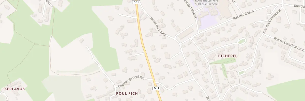 Plan du 36 Rte de Lannion à Trégastel