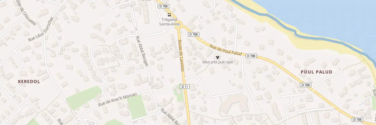 Plan du 6 Rte de Lannion à Trégastel