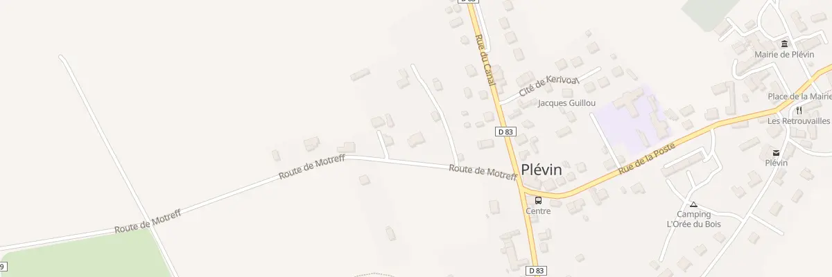 Plan du 6 Rte de Motreff à Plévin