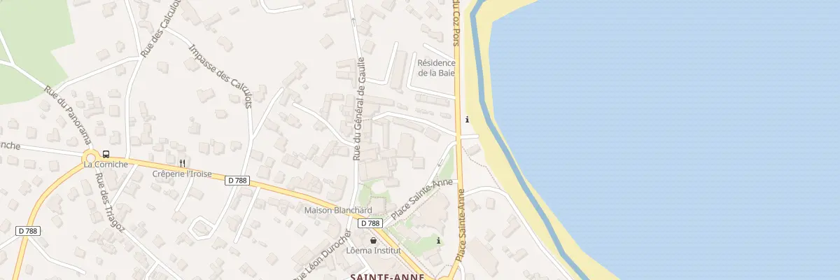 Plan du 8 Pl Sainte-Anne à Trégastel