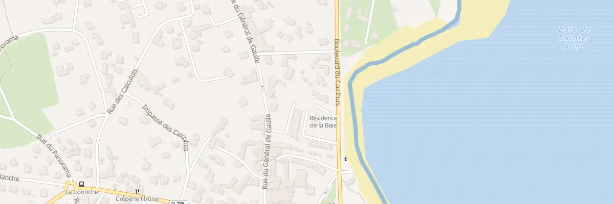 Plan du 21 Rue du Général de Gaulle à Trégastel