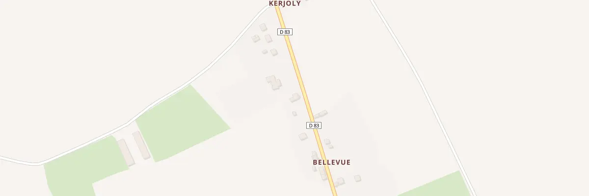 Plan du 2 Bellevue à Plévin