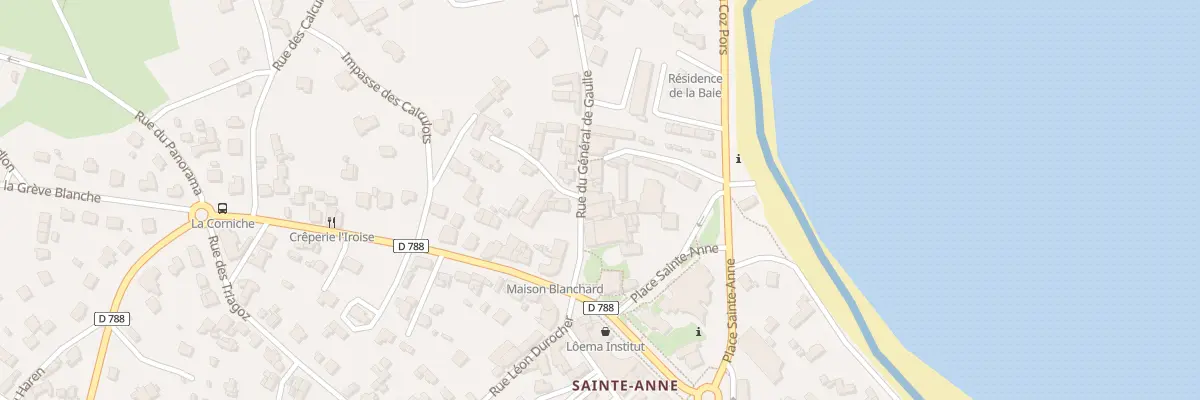Plan du 5 Rue du Général de Gaulle à Trégastel