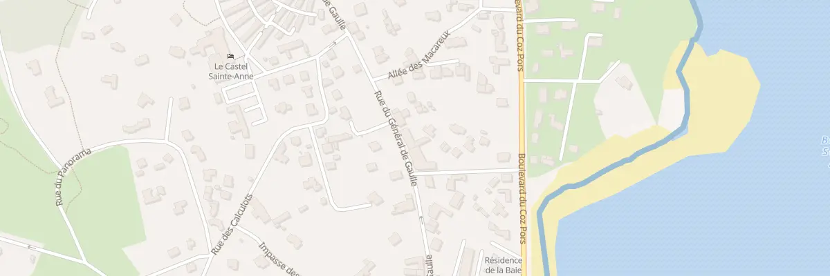Plan du 27 Rue du Général de Gaulle à Trégastel
