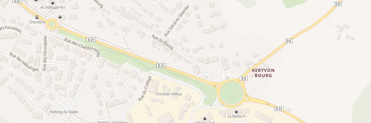 Plan du 70 Rue du Bourg à Pleumeur-Bodou