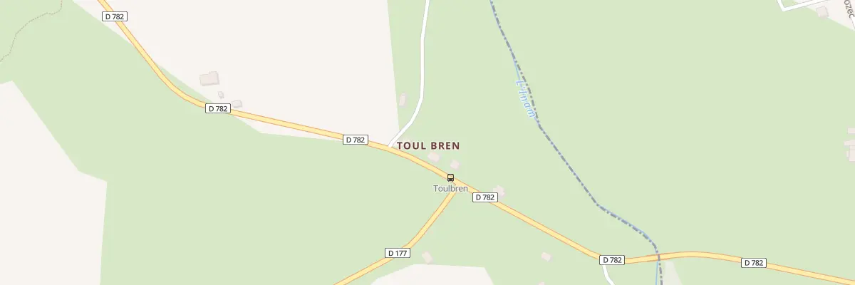 Plan du 8 Toulbren à Lanvénégen