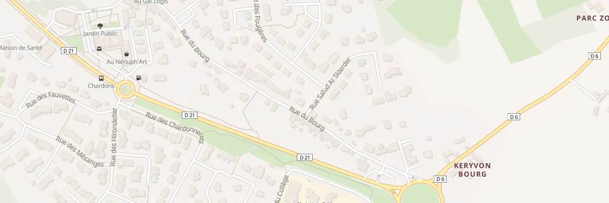 Plan du 45 Rue du Bourg à Pleumeur-Bodou