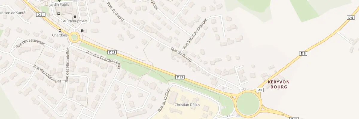 Plan du 54 Rue du Bourg à Pleumeur-Bodou