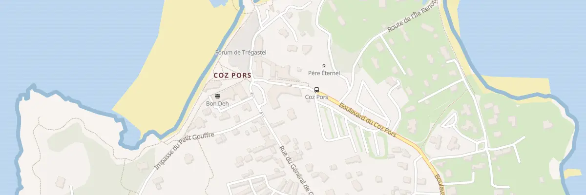 Plan du 59 Rue du Général de Gaulle à Trégastel