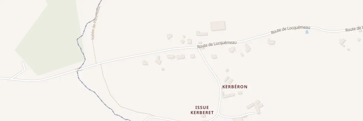 Plan du 9 Rte de Locquémeau à Ploulec’h