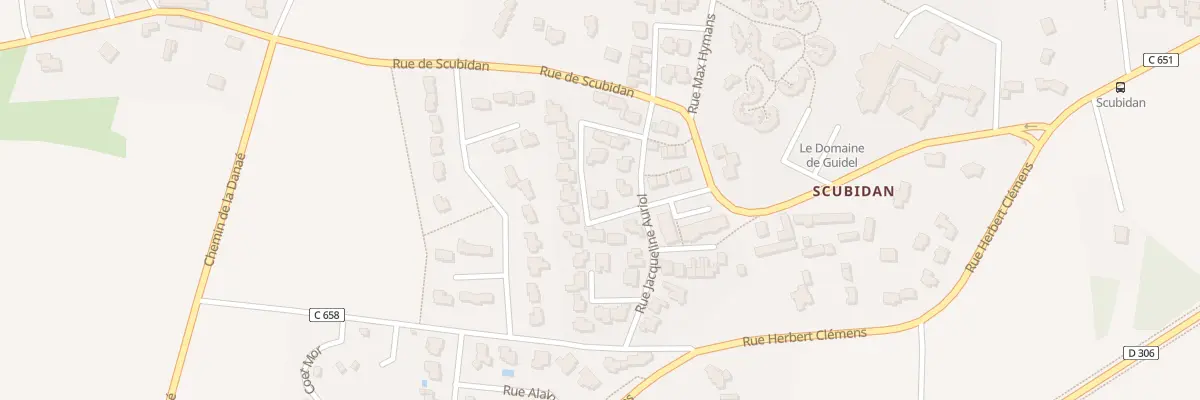 Plan du 2 Rue Antoine de Saint-Exupéry à Guidel