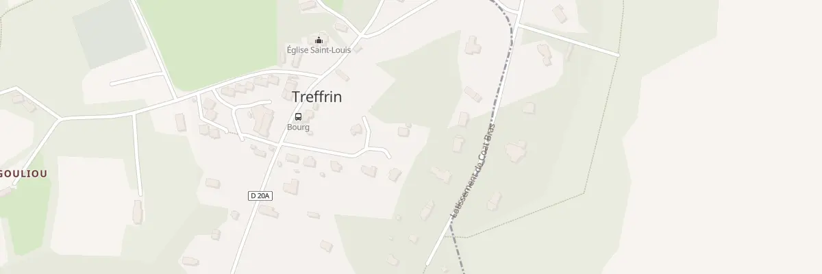 Plan du 3 Lot Korn Ar C’Hoat à Treffrin