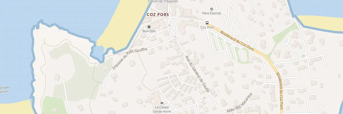 Plan du 40B Rue du Général de Gaulle à Trégastel