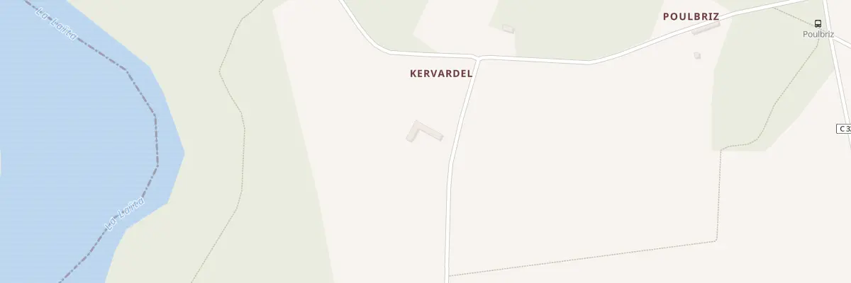 Plan du 5536 Kervardel à Guidel