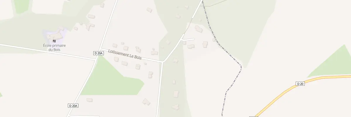 Plan du 17 Lot le Bois à Treffrin