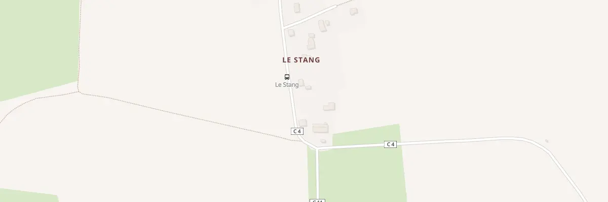 Plan du 17B Le Stang à Tréméven