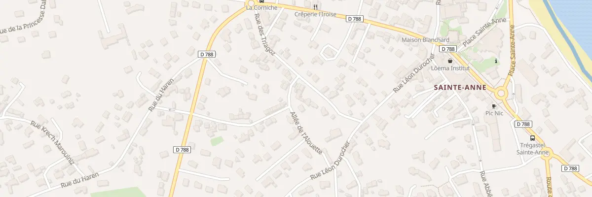 Plan du 5438 Crech Lousset à Trégastel
