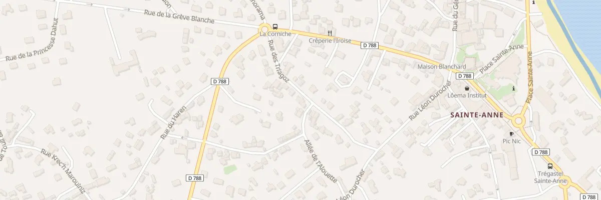 Plan du 15 Rue des Triagoz à Trégastel