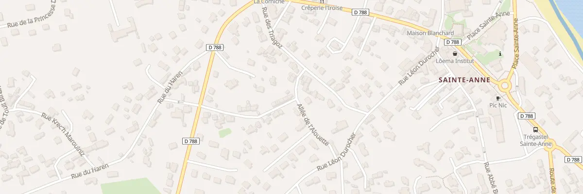Plan du 5628 Crech Lousset à Trégastel