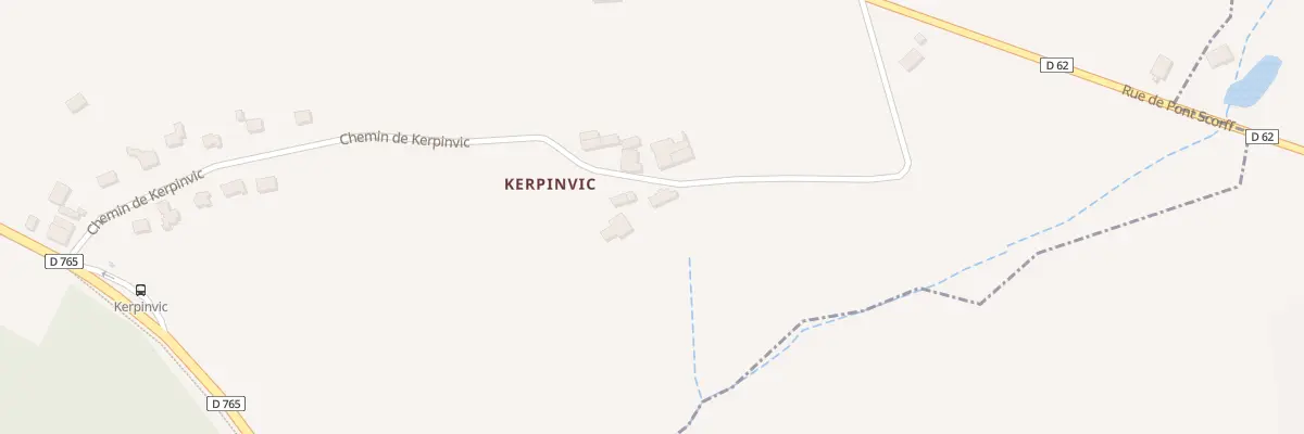Plan du 14 Che de Kerpinvic à Quimperlé