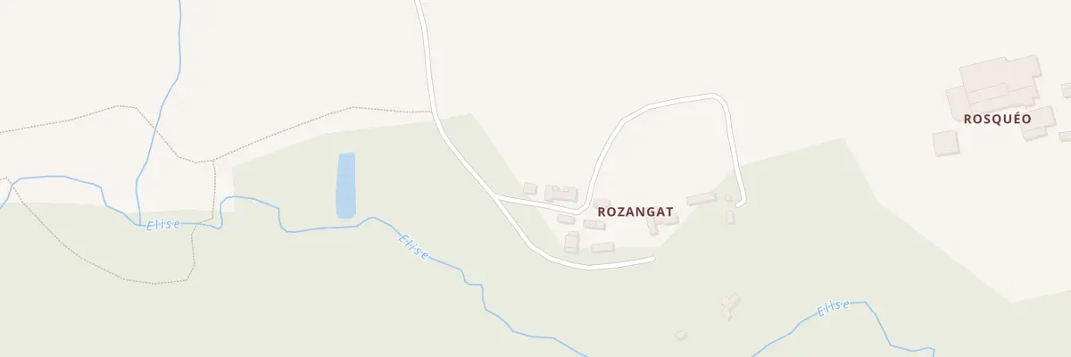 Plan du 5206 Rosangat à Priziac