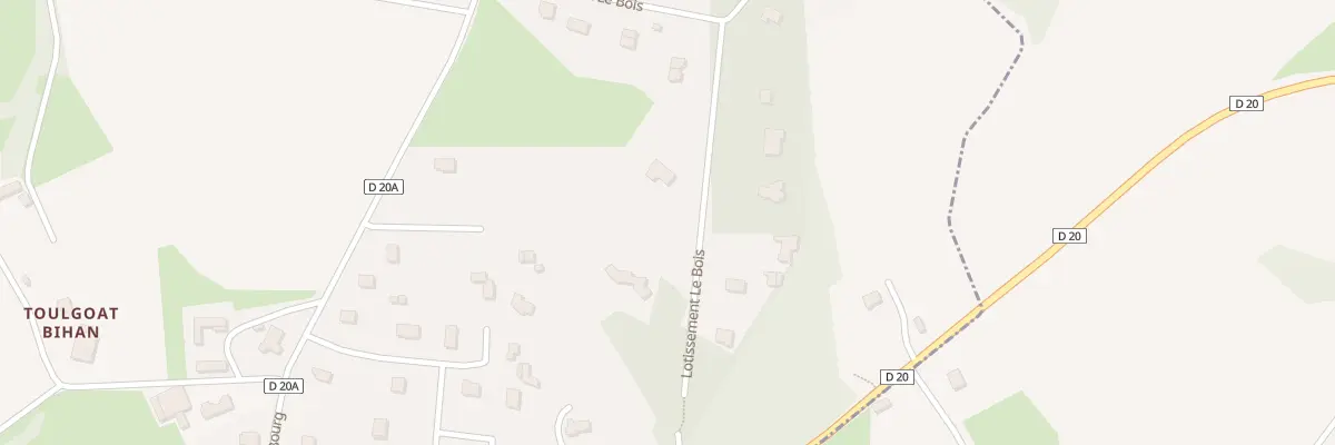 Plan du 10 Lot le Bois à Treffrin