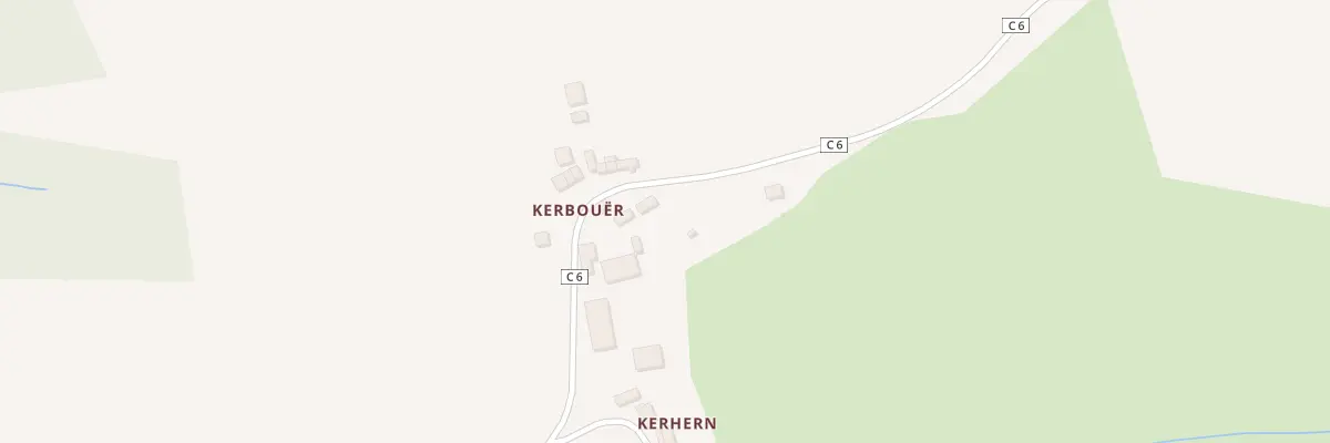 Plan du 5219 Kerbouër à Lanvénégen