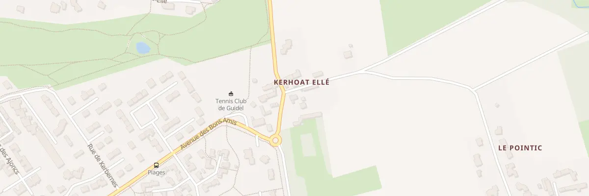 Plan du 5360 Kerouat Éllé à Guidel