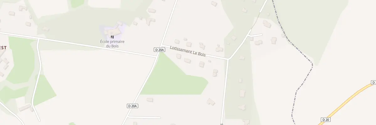 Plan du 4 Lot le Bois à Treffrin